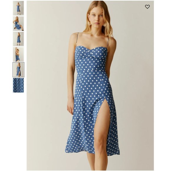 Reformation Juliette Dress - Lazuli - Picture 1 of 11